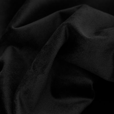 Cortina por medida 100% Blackout de veludo Venise Preto MC710