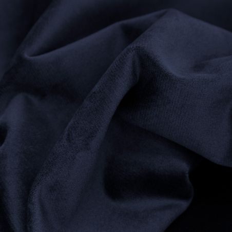 Cortina por medida 100% Blackout de veludo Venise Azul MC412