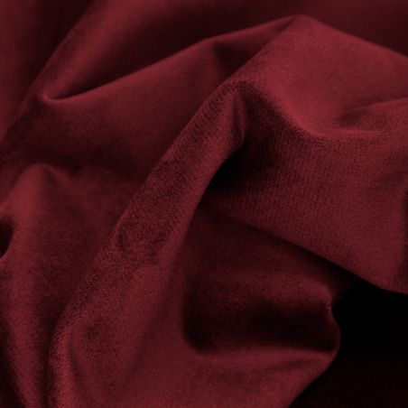 Cortina por medida 100% Blackout de veludo Venise Vermelho MC214