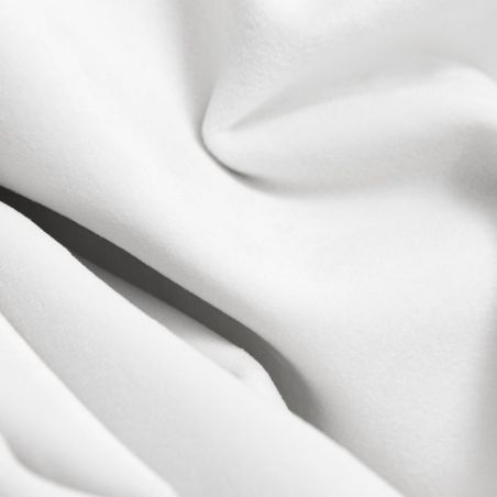 Cortina por medida Térmica e Blackout de veludo Venise Branco MC720